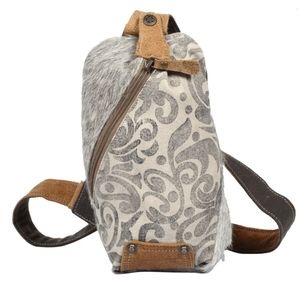 Myra Quilted Leather Crescent Sling Bag main image 1